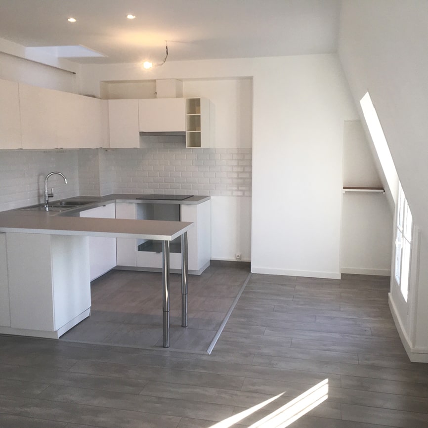 rénovation d'une cuisine rue Chaptal Levallois-Perret renovation cuisine